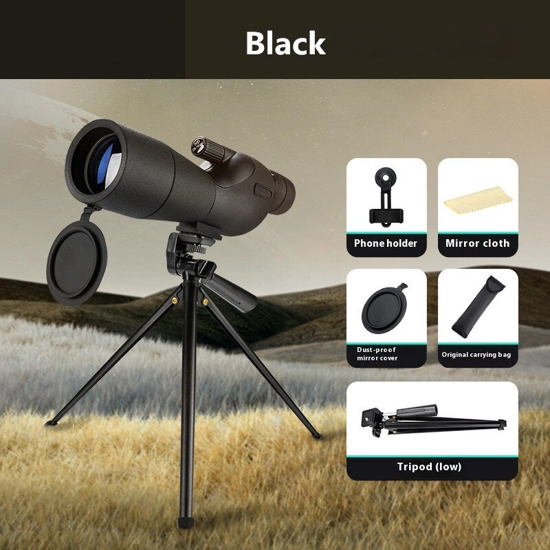 (image for) IPRee 25-75x60 HD Spotting Scope Powerful Monocular Zoom Telescope BAK7 Prism Waterproof for Birdwatching Target Shooting Camping