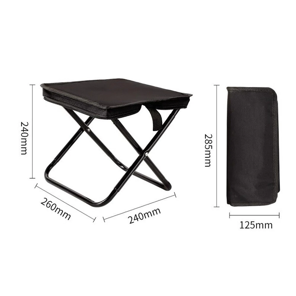 (image for) IPRee Bearing 100Kg Outdoor Must-have Camping Folding Stools Portable Ultra Light Beach Picnic Fishing Hiking Travel Folding Chair Camping